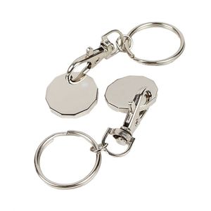 Porte-clés jeton de chariot de courses personnalisé en gros - Product Image 4