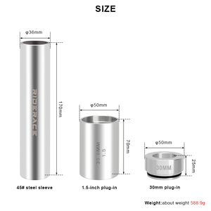 RIDERACE <span class=keywords><strong>Kit</strong></span> de fourche avant pour vélo Installation de réparation du casque Crown Race Setting Tool pour 28.6mm 1-1/2 "ou 1-1/8". - Product Image 6