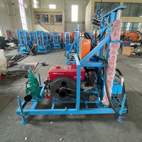 MIKTON MKD-200 Foreuse de puits d'eau portable sur chenilles diesel 200m avec moteur et pompe pour le soulagement des sécheresses et l'eau d'urgence