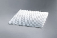 Panneau transparent en polycarbonate alvéolaire de conception moderne pour murs-rideaux et applications de toiture d'hôtels, 8 mm 10 mm, marque Yueyou