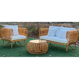 Canapé en rotin tissé <span class=keywords><strong>de</strong></span> balcon <span class=keywords><strong>de</strong></span> haute <span class=keywords><strong>qualité</strong></span> Ensemble <span class=keywords><strong>de</strong></span> canapé en rotin <span class=keywords><strong>de</strong></span> <span class=keywords><strong>jardin</strong></span> extérieur imperméable à l'eau - Product Image 6