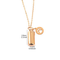Collier moderne de luxe en acier inoxydable pour cendres d'animaux, pendentif empreinte de patte, bijou urne funéraire, cadeau souvenir pour chiens et chats