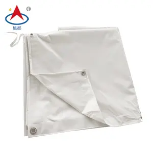 Lona ao ar livre À Prova D' Água Folha de Lona Heavy Duty Canvas-branco-Qualidade Premium Cobrir Lona Oleado