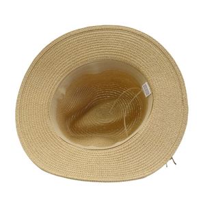 Chapeau de soleil en paille à large bord pour le printemps et l'été, idéal pour la plage et les activités de plein air, style décontracté et tendance pour les voyages - Product Image 6