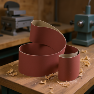 Bande abrasive en tissu corindon Ttake Ab1000 1000x100 mm pour ponçage du métal et du bois - Product Image 3