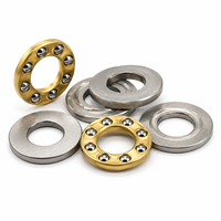 Rodamiento de Bolas de Empuje Plano F7-15, F7-15M 7x15x5mm, Rodamientos de Bolas Axiales Miniatura de Alta Velocidad y Precisión, de Acero Cromado
