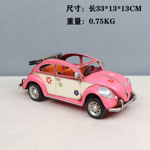 Modèle de voiture <span class=keywords><strong>Burago</strong></span> 1955 Beetle <span class=keywords><strong>1</strong></span>:<span class=keywords><strong>18</strong></span> Simulation de modèle de voiture classique en fer à l'échelle d'usine d'origine - Product Image 5