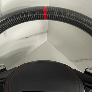 Volante Sportivo in Fibra di Carbonio per Audi A4/A4L/A5/<span class=keywords><strong>A6</strong></span>/A6L/A7/A8/A8L/R8/Q3/Q5/Q7/S3/S4 <span class=keywords><strong>2014</strong></span> - Product Image 4