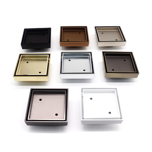 Một bộ lọc thoát nước mạ crôm làm bằng đồng thau chải vàng Zirconium, được sử dụng cho bộ lọc thoát nước trong phòng tắm. Màu xám - Product Image 2