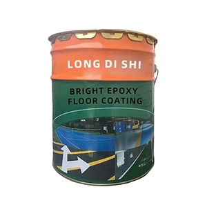 Peinture de sol en résine époxy haute dureté à application simple au pinceau, effet marbre, revêtement liquide autolissant pour appareils électroménagers - Product Image 1