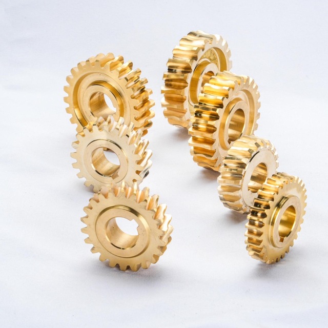 Customizable High Precision 15-120tooth 1.5M 2M 3M 4M 5M 6M 8M C45 Steel Worm Gear Spur Gears Industrial Use Standard