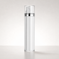 Bouteille de lotion en plastique PP transparente avec boucle blanche, vente en gros pour fabricants
