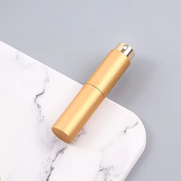 Atomiseur de parfum rechargeable en aluminium 10 ml, flacon vaporisateur rotatif, mini vaporisateur de parfum portable de poche