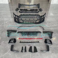 Body Kit Mobil untuk MINI JCW Style, Bumper Depan Belakang dengan Grille Lip Diffuser
