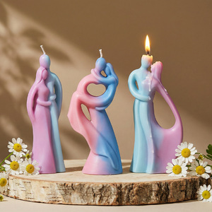 Soyut Çift Sarılma Heykeli Silikon Kalıp DIY Alçı Reçine Ev Dekorasyonu Döküm Kalıbı - Product Image 6