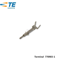 Connecteurs à sertir rectangulaires femelles TE 770903-1, 18-22 AWG, étain, contacts multi-usages pour l'automobile