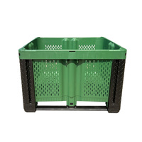 Bac à palettes robuste et durable pour le stockage des fruits, boîte à palettes en plastique empilable et emboîtable pour les pommes