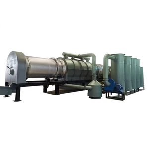 Gran Oferta: Máquina de Carbón de Cáscara de Coco de Bajo Costo y Alto Rendimiento, Carbonizador de Biomasa y Briquetas de Madera con Motor, Alta Tasa de Carbonización, Fácil de Usar - Product Image 1