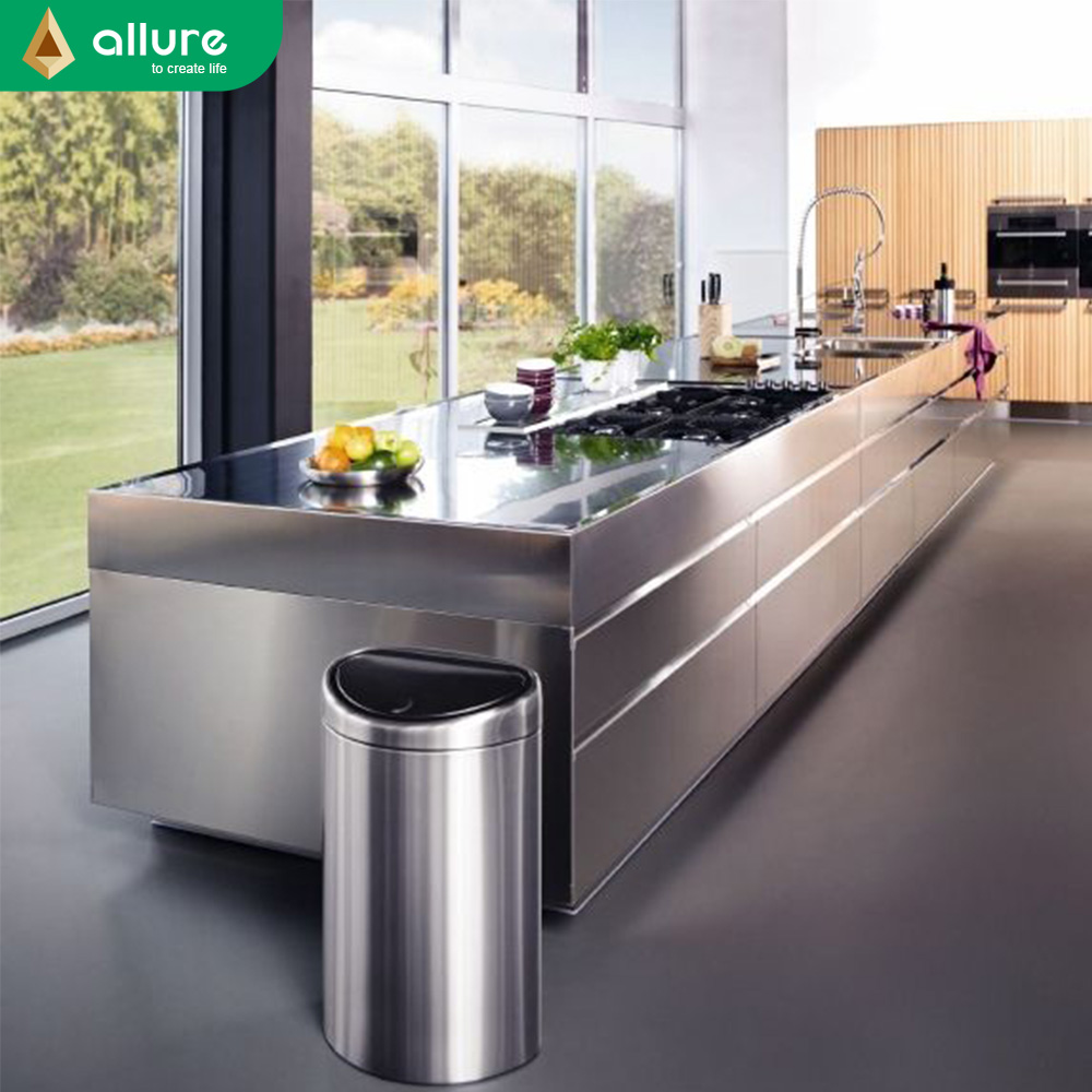 Allure Built In Wholesale Simple Ready Made  Kitchen Cabinets Stainless Steel