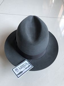 Chapeau en velours de lapin Boutique R119, chapeau Fedora en feutre à grand bord, casquette de <span class=keywords><strong>Jazz</strong></span> à la mode pour hommes - Product Image 4
