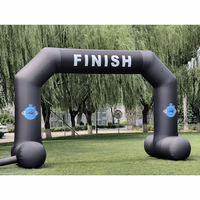 Arche gonflable publicitaire personnalisée pour événements sportifs en plein air, ligne de départ/arrivée, promotion et exposition