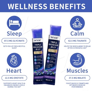 Complejo Triple <span class=keywords><strong>de</strong></span> <span class=keywords><strong>Magnesio</strong></span> Personalizable al por Mayor con Arándanos y Lavanda para Relajación Muscular y Sueño Reparador - Product Image 3