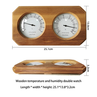 Termometer higrometer dinding, Modern Set harga murah Infrar jauh aksesoris uap kering untuk apartemen Villa ruang Sauna