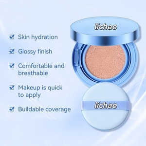 Cushion Effetto Acqua Idratazione Naturale Correttore Impermeabile Lunga Durata Senza Residui Bianchi BB Cream per Pelle Sensibile Tonalità Avorio - Product Image 3