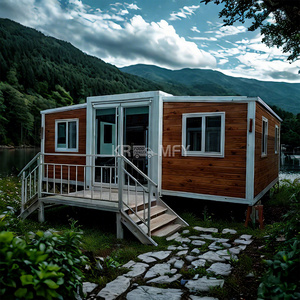 Prix des maisons préfabriquées de type bungalow professionnelles 2025 en Turquie, bureau en conteneur pliable - Product Image 3