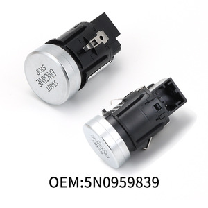 สวิตช์สตาร์ทแบบไร้กุญแจสำหรับรถยนต์ Volkswagen Sharan รุ่น 5N0959839C พร้อมระบบ ABS ปุ่มสตาร์ท/ดับเครื่องยนต์แบบมีสาย - Product Image 5