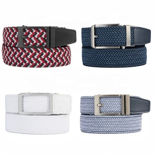Sabuk Ratchet Anyaman Super Elastis Warna Campur dengan Gesper Otomatis Kustom Terbaru untuk Celana Jeans - Product Image 5