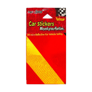 Car <b>Stickers</b> Red <b>Yellow</b> 5M Micro Prism Reflective For Vehicle Safety - Product Image 2