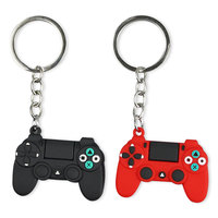 Niedliche PVC-Mini-Konsolen-Shaker-3D-Game-Controller-Schlüsselanhänger als Taschenzubehör für Damen und Herren