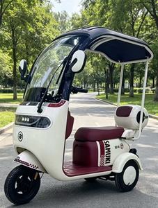 Tricycle électrique pour adultes avec auvent, scooter de mobilité à 3 roues résistant aux intempéries avec toit, pare-soleil et essuie-glaces - Product Image 2