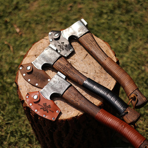 Hache de chasse tactique industrielle OEM Vast State en acier 65, lame de 8 cm, manche en <span class=keywords><strong>bois</strong></span>, hache de survie <span class=keywords><strong>pour</strong></span> la vente en gros - Product Image 1