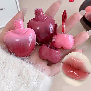 Brillo Labial Vegano en Forma de Corazón con Acabado Espejo, No Transferible, Hidratante, Suave, Alta Pigmentación y Larga Duración - Product Image 2