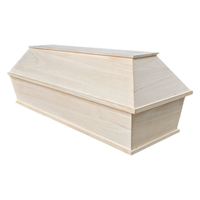 Ataúd de estilo alemán ataúdes funerarios de madera