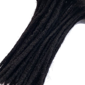 Extensions de <span class=keywords><strong>dreadlocks</strong></span> 100 % faites à la main en cheveux vierges Remy pour femmes/hommes, cheveux brésiliens, sans nœuds, peuvent être bouclées et décolorées - Product Image 2