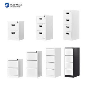 Armoire <span class=keywords><strong>d</strong></span>'archives verticale en acier à 3 tiroirs avec serrure, <span class=keywords><strong>d</strong></span>émontable et assemblable, pour vente en gros - Product Image 4