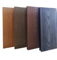 Bon prix 3d gaufrage terrasse plancher extérieur jardin co-extrusion creux WPC terrasse