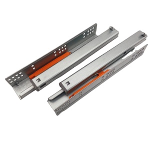 Mingyi Cajón Guías Canal Fábrica <span class=keywords><strong>3D</strong></span> Ajustable Empuje Abierto Extensión completa Undermount Oculto Cajón Deslizante - Product Image 1