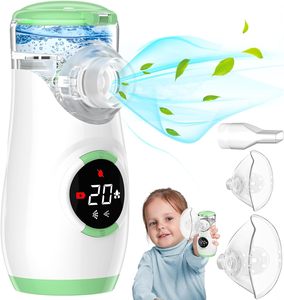 Pengabut jaring ultrasonik genggam, <span class=keywords><strong>Nebulizer</strong></span> jaring ultrasonik dengan Timer untuk perawatan kesehatan medis rumah sakit Mini warna-warni - Product Image 4
