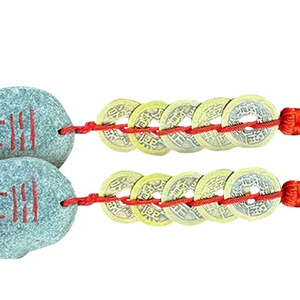 ห้าจักรพรรดิเหรียญ Tai'an หินนำโชคเสน่ห์ - Product Image 4