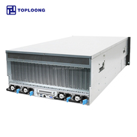 TOPLOONG Solution de serveur barebone personnalisable 5U double génération 4/5 avec 8 GPU RTX 4090/5090, serveur IA, serveur GPU