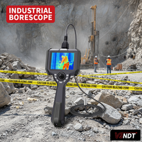 Boroscope rigide à imagerie thermique infrarouge avec écran 5'' 360° °   Endoscope rigide rotatif étanche IP67 pour contrôle de sécurité avant le sablage