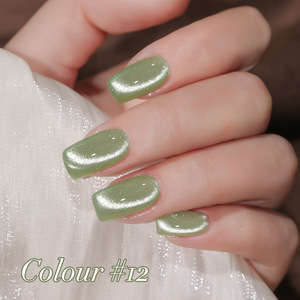 Juego de esmalte de <span class=keywords><strong>uñas</strong></span> de ojo de gato romántico de diseñador, exquisito brillo, cuentas de vidrio desnudo, Gel de esmalte de <span class=keywords><strong>uñas</strong></span> adecuado para bricolaje - Product Image 5