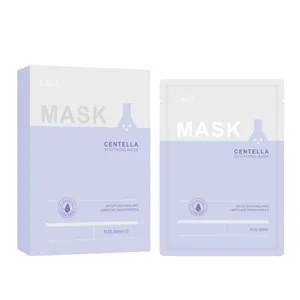 OEM/ODM Private Label Beleza Máscara Facial Papel Folha Coreano Cuidados Com A Pele Hidratante máscaras faciais cuidados com a pele