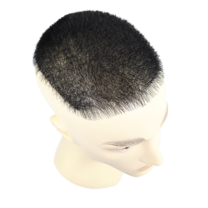 Prothèse capillaire pour hommes à <span class=keywords><strong>cheveux</strong></span> courts, base en PU, système de remplacement capillaire, ligne de <span class=keywords><strong>cheveux</strong></span> 100% naturelle, style coupe buzz, perruque pour <span class=keywords><strong>homme</strong></span> asiatique - Product Image 1