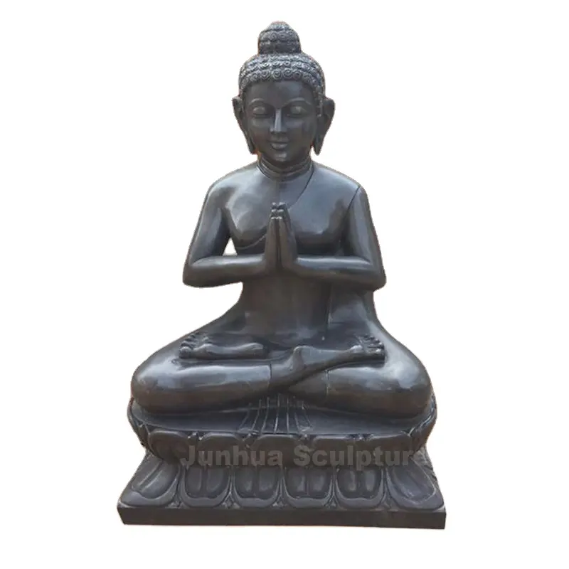 Marmer alam batu besar marmer patung Buddha