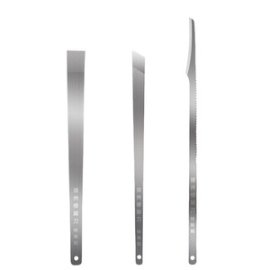 Yangzhou San Ba Dao Pedicure Knife Set 3pc Stainless Steel For Dead Skin Callus Removal Foot Care Tools - Product Image 2